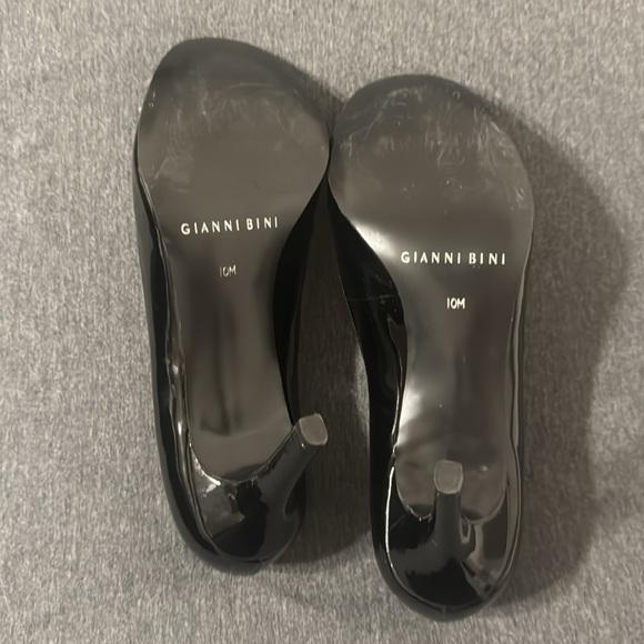 Black and gold heels pumps size women’s 10 - Picture 6 of 9